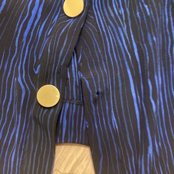 Diane Von Furtensberg- gold button shirt dress - Picture 3 of 7